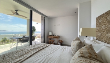 Resa Estates Ibiza apartment for sale te koop zeezicht sea views Cala gracio bedroom 1.jpeg